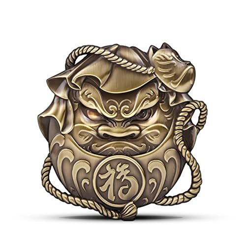 Fsforcar Dharma Car Emblem, Japanese Style Car Sticker, Mascot Metal Decal for Automotive, Truck, Motocycle - Image 1