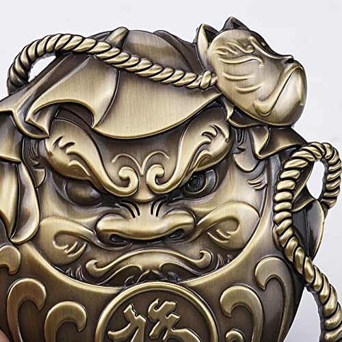 Fsforcar Dharma Car Emblem, Japanese Style Car Sticker, Mascot Metal Decal for Automotive, Truck, Motocycle - Image 2