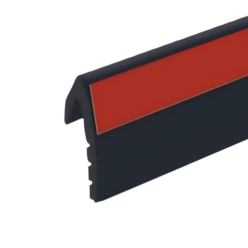 Ferianl 13Ft Car Door Rubber Seal Strip VShape Soundproof Car Weather Window Seal Strip with Adhesive Backing Silent Dustproof Car Window Weather Stripping Universal for Car Truck SUV - Image 1