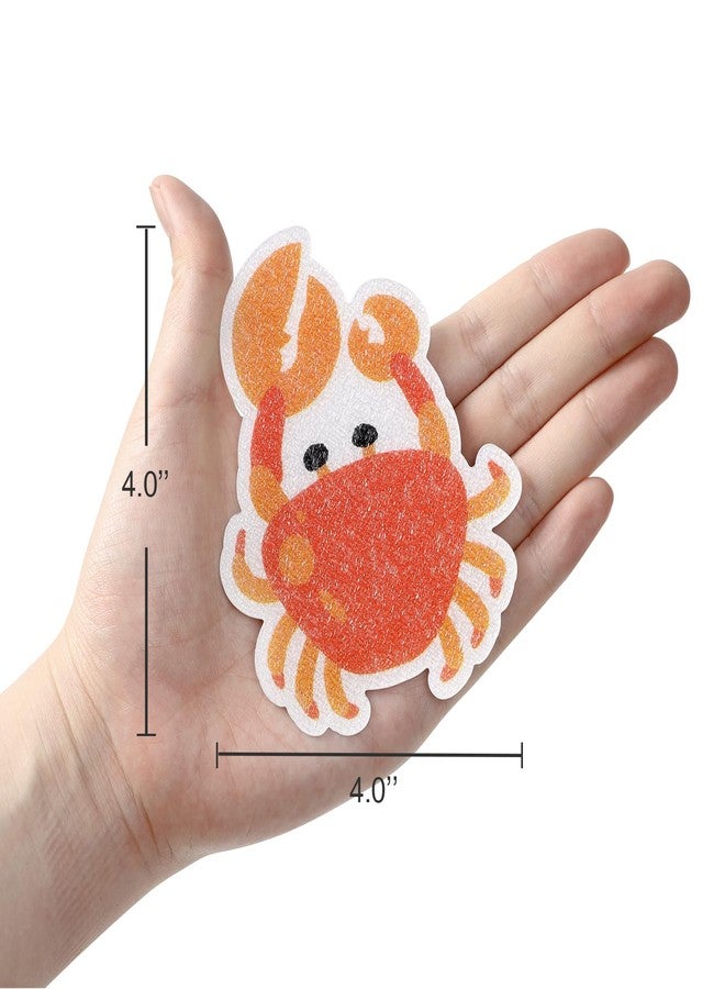 Secopad Non Slip Bathtub Stickers, 20pcs Submarine Sea Creature Adhesive Kids Anti Slip Decal Treads for Shower and Bath Tub with Premium Scraper - Image 4