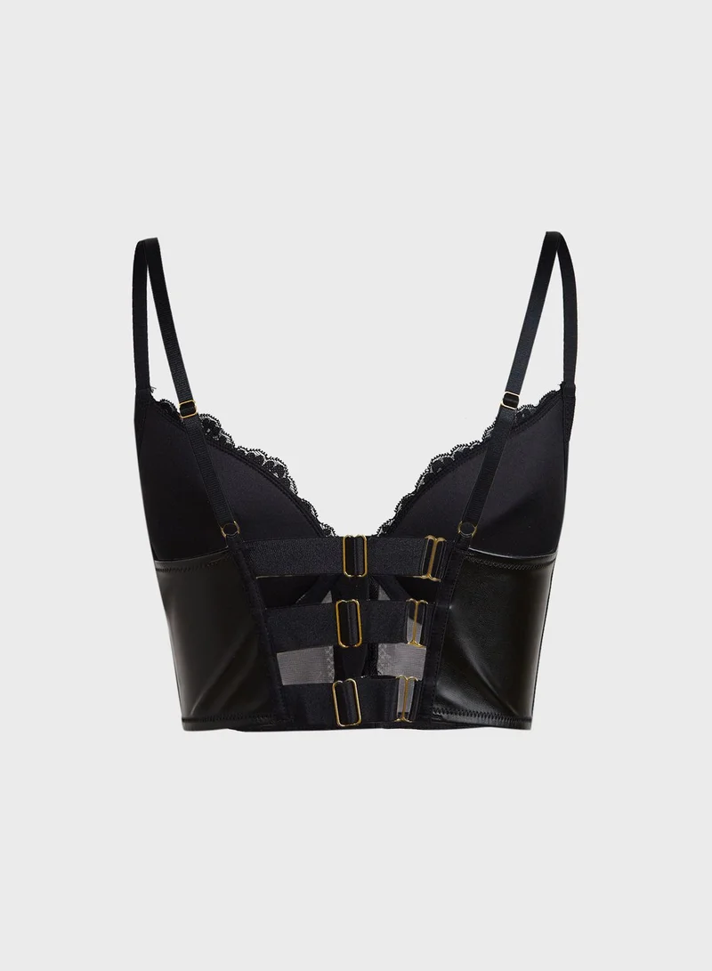 hunkemoller Talia Push Up Plunge Bra