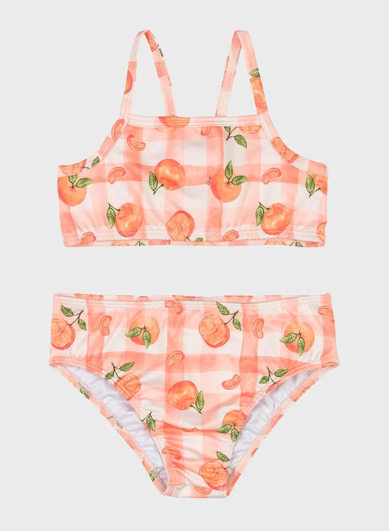 Quimby Youth Checked Bikini
