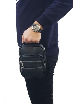 Trend Men's Bag 5 Compartment Black 7698  - Image 5