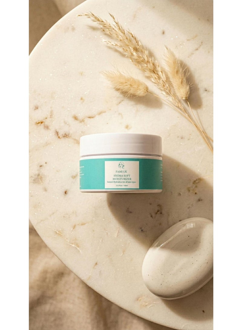 FAMIUK Fami UK Hydra Soft Moisturiser for Face, Hand and Body – All Skin Types – 100g - Image 3