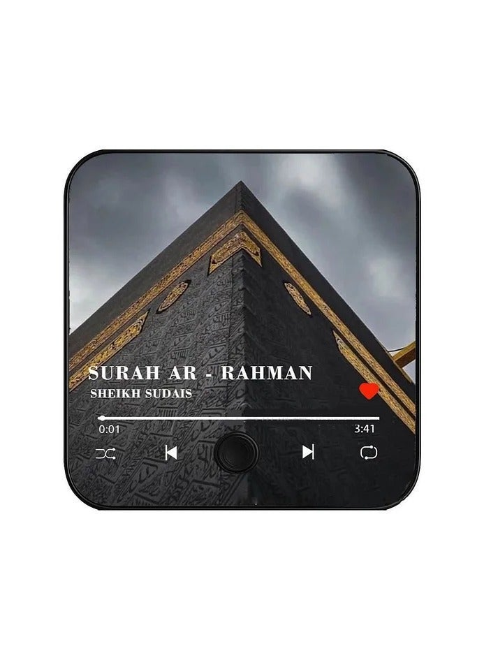 سماعة قرآن مغناطيسية صغيرة للثلاجة، مشغل صوتي MP3 محمول بتصميم الكعبة المشرفة، جهاز قرآني جداري كهدية روحانية - Image 5