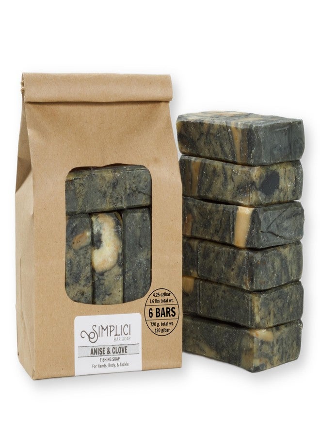 Simplici Anise & Clove Natural Soap (with pure essential oils) 6 Bar Value Bag. Palm Free. - Image 1