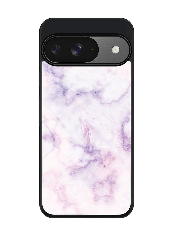 Stylizedd For Google Pixel 9 Case,Slim fit Camera Protection, Shockproof Thin Phone cover - Marble Print Cotton Candy - Image 1