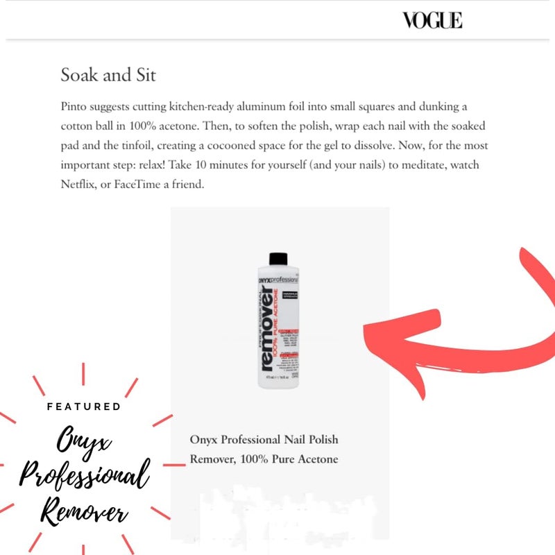 Onyx Professional 100% Pure Acetone Nail Polish Remover Kit with 7 inch Nail File, 16 fl oz - Made in USA, Maximum-Strength Gel Polish Remover, Artificial & Glitter Nail Polish - Image 3