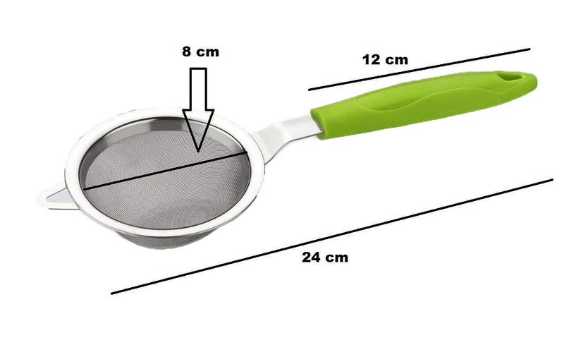 DDecora Tea Strainer for Kitchen Chhalni Coffee Strainer Chhani for Tea Coffee Tea Filter with Stainless Steel MeshSet2 - Image 2