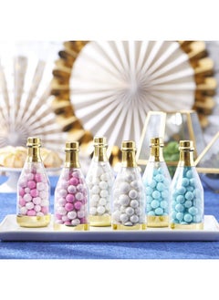 Kate Aspen Kate Aspen 18187GD Metallic Champagne Bottle Container (Set of 12) DIY Favor, One Size, Clear, Gold  - Image 2