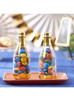 Kate Aspen Kate Aspen 18187GD Metallic Champagne Bottle Container (Set of 12) DIY Favor, One Size, Clear, Gold  - Image 4
