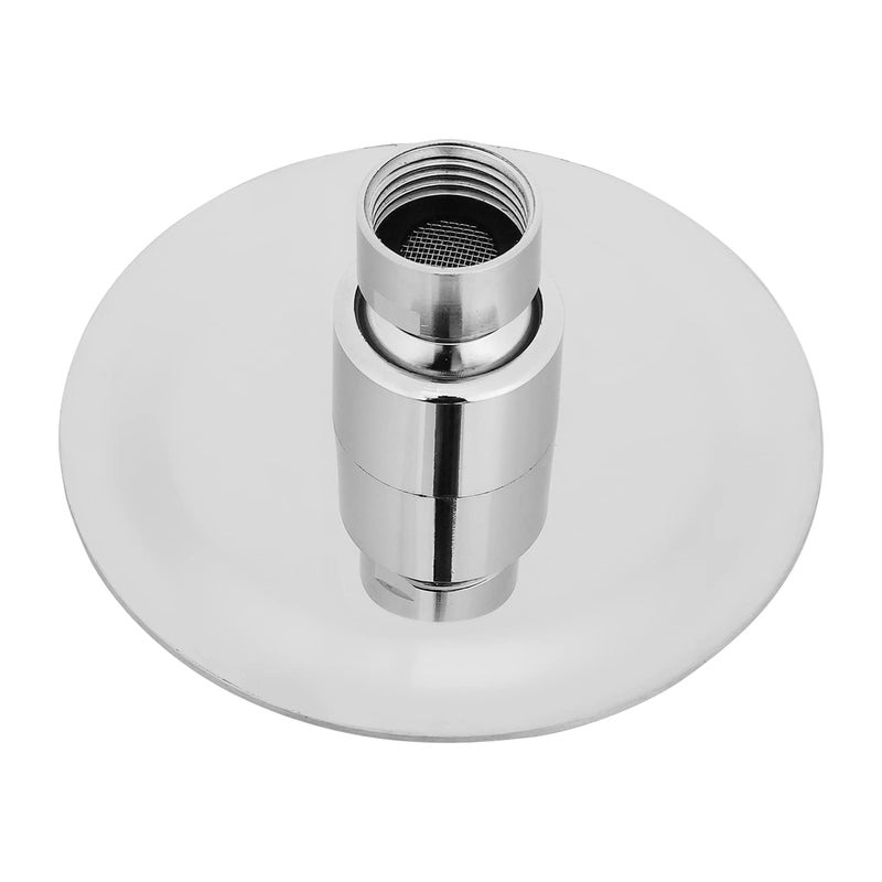 ANMEX ANMEX Premium SS 4INCH ROUND SS304 Overhead Shower Chrome Finish With 12Inch Square SS ArmPACK OF 2 AXNRDUL05 - Image 3