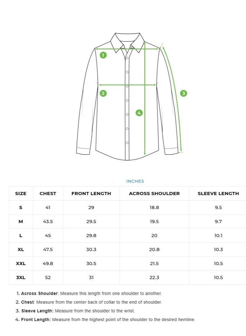 ذا بير هاوس Cotton Shirt for Men | Long Sleeve, Casual or Formal Button-Down | Soft, Breathable Fabric for Work, Everyday, & All-Season Wear in Stylish