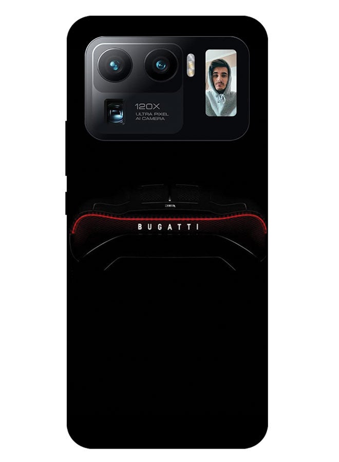 Printed Protective Case Cover For Xiaomi Mi 11 Ultra -  Bugatti Back View