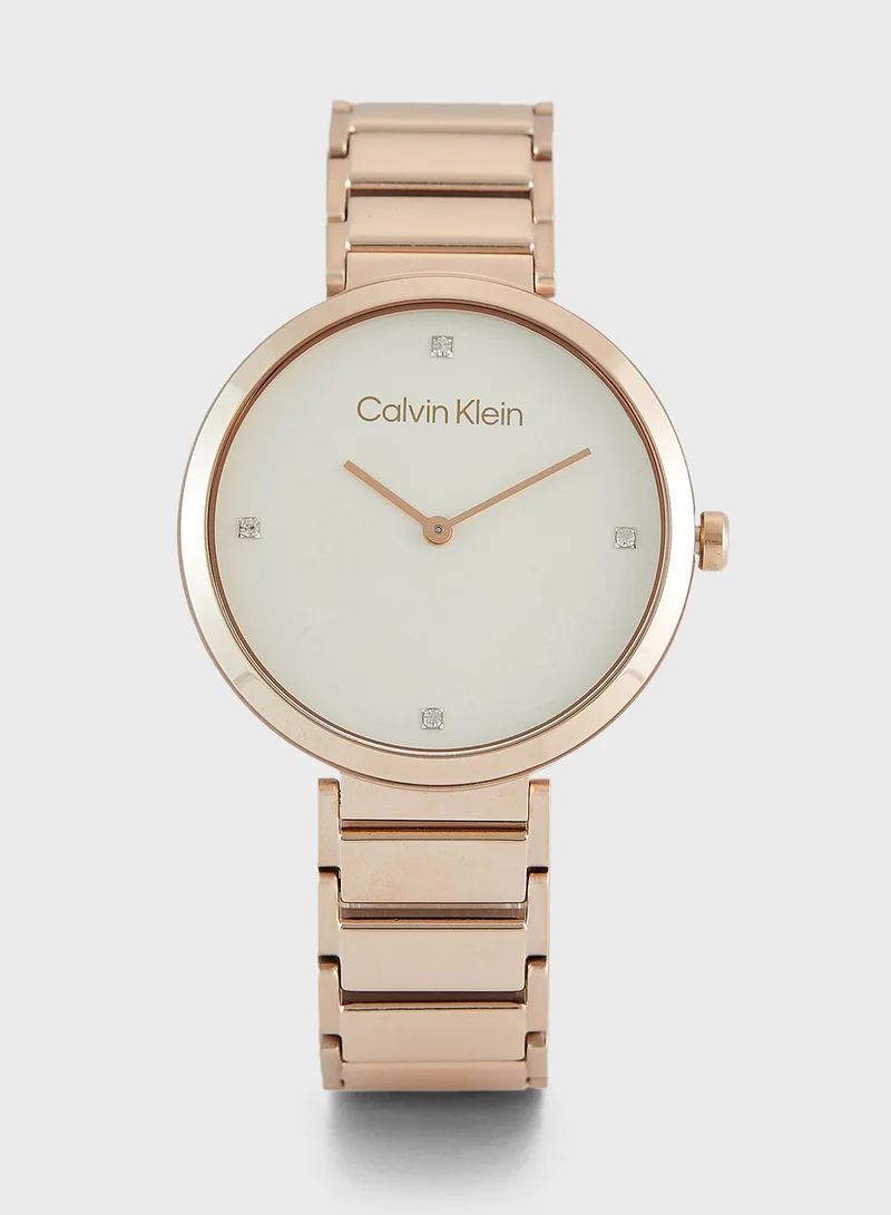 CALVIN KLEIN Minimalistic T Bar Analog Watch