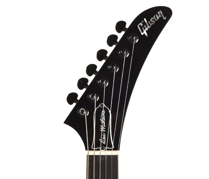 Gibson USA DSVX00S1BC1 Artist Dave Mustaine Signature "Rust in Peace" Flying V EXP Electric Guitar - Silver Metallic - Image 4