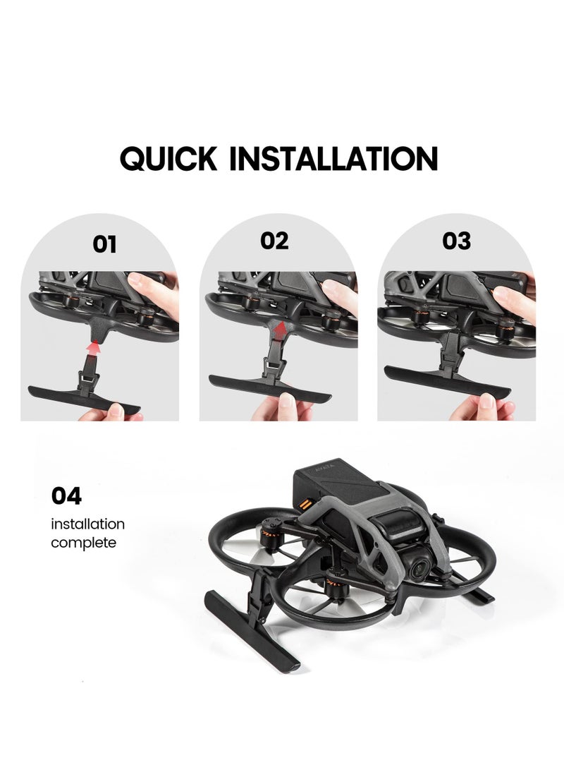 Excefore Landing Gear Leg for DJI Avata, Foldable Quick Release Extension Leg, Foldable Extended Kit for DJI Avata Accessories  - Image 5