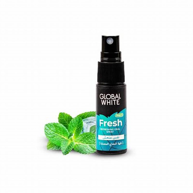 GLOBAL WHITE FRESH MINT ORAL SPRAY  15ML