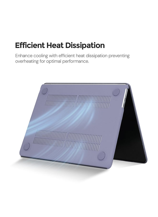 O Ozone - Candy Case Compatible with MacBook Pro 16 inch (A2485)M1 (A2780)M2 (A2991)M3 (A3403,A3186)M4 2021-2024 Case+Keyboard Cover+Protector,Lavender - Image 1