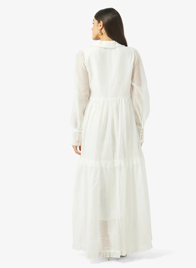 خزانة A-line Tiered Dress