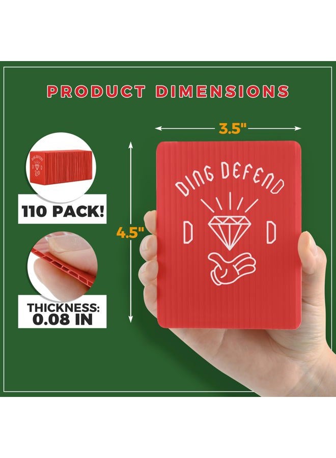 Storage Standard 110 Pack Ding Defend Trading Card Mailing Protectors Hard Plastic Card Slab - Diamond Hands Card Guard Packaging Pads for Collectible Cards, Shipping Supplies & Hobby Supplies - 3.5 x 4.5 Inches - Image 4