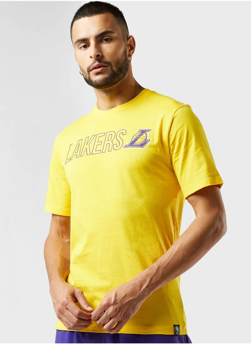 NBA N&N Los Angeles Lakers Logo T-Shirt