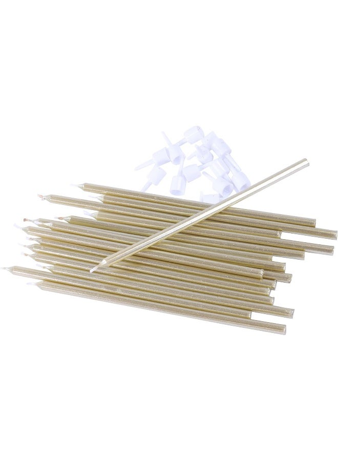 PME Gold Extra Tall Candles 7in 16pk - Image 4