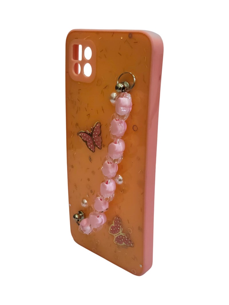 Butterfly with Chain Design TPU Back Cover for Samsung Galaxy A22 5G - Simon - Image 3