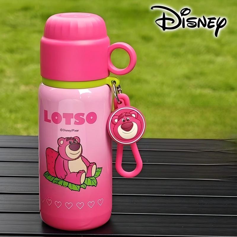 D-1333 Vacuum Water Cup, Strawberry Bear Pattern, Tea & Water Separation, 6-Layer Insulation, 304 Material with 316 Bottom - Image 4