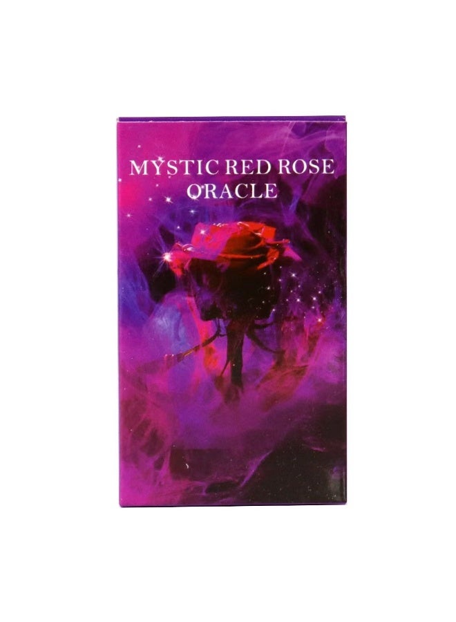 NIBEMINENT Mysterious Red Rose Divination Card Set - 53 Divination Cards - English Version Imagery Divination Deck - For Tabletop Games - Image 3