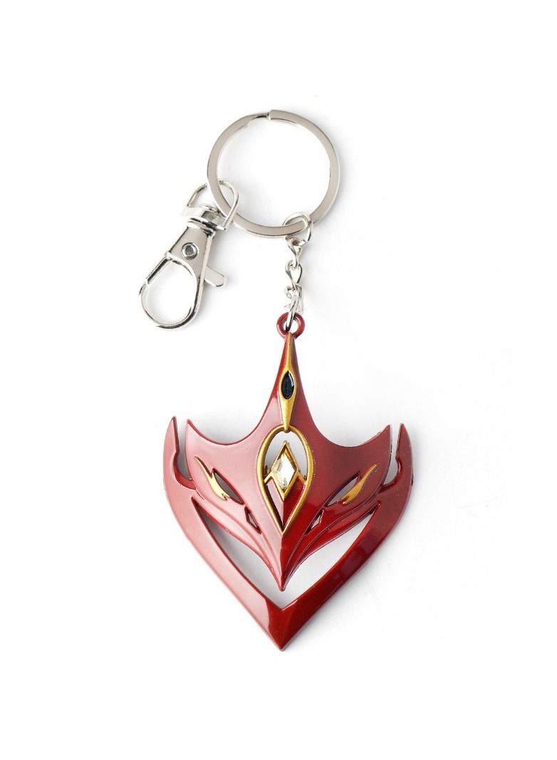Genshin Peripheral Alloy Model Pendant Dadalia Mask Keychain - Image 3