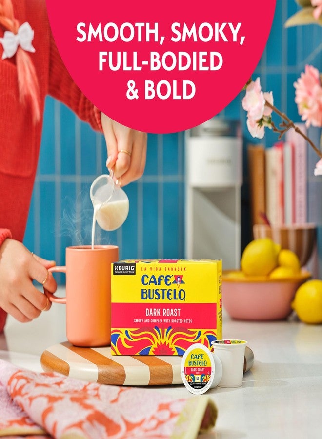 Cafe Bustelo قهوة كافيه بوستيلو المحمصة الداكنة، 10 كبسولات كي-كاب (عبوة من 6) - Image 5