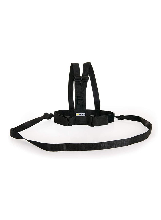 hauck Guide Me Toddler Walking Harness, 1.2 Meters, Washable And Very Light Weight Black - Image 1