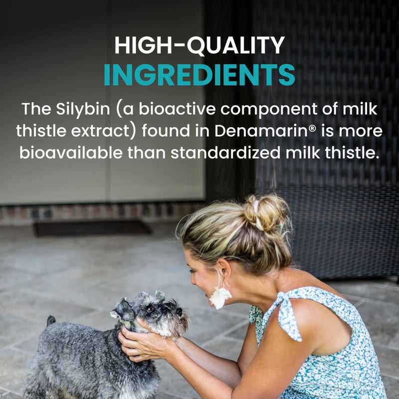 Nutramax Laboratories Denamarin Liver Health Supplement for Medium Dogs - With S-Adenosylmethionine (SAMe) and Silybin, 30 Tablets - Image 4