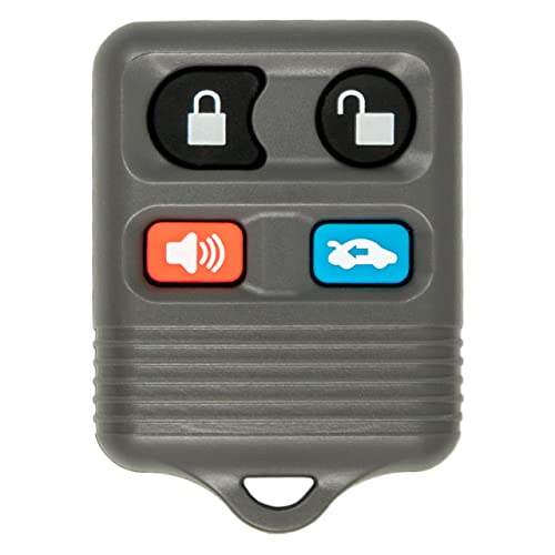 Keyless2Go Replacement for 4 Button Gray Remote Ford CWTWB1U313 CWTWB1U343 CWTWB1U311 - Image 1