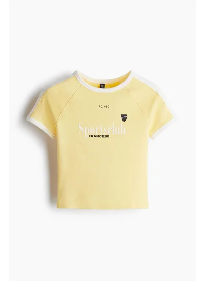 اتش اند ام Short printed T-shirt