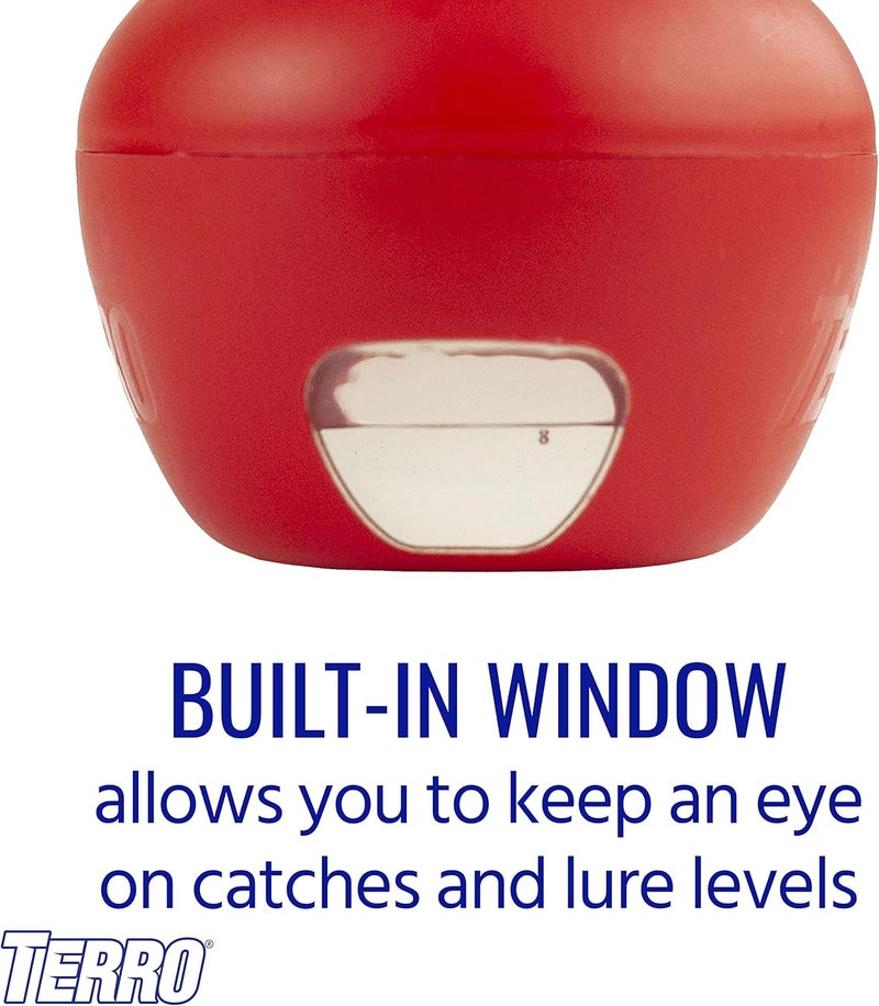 Terro T2512 Ready-to-Use Indoor Fruit Fly Killer and Trap with Built in Window - 12 Traps + 540 day Lure Supply - Image 5