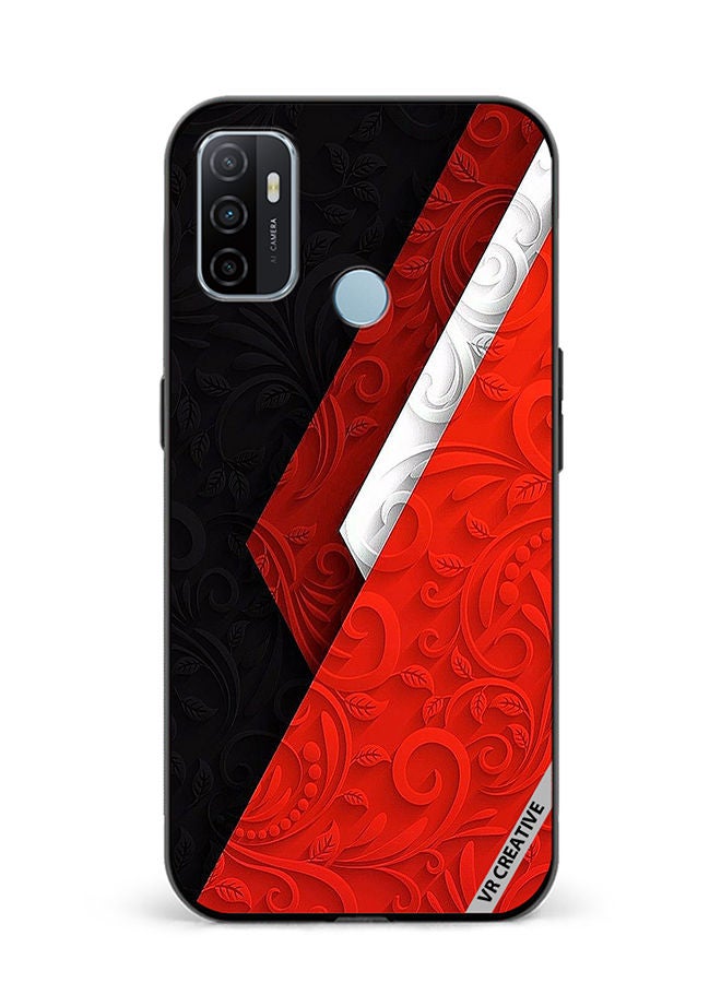 VR CREATIVE Protective Case Cover For Oppo A53 Vector Design  Multicolour - Image 1