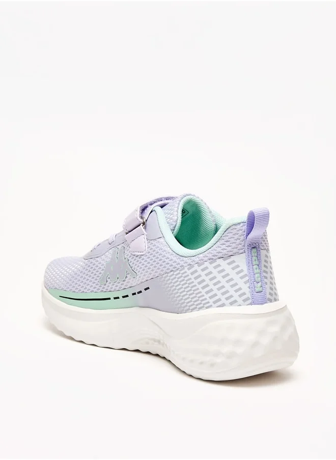 كابا Girls' Logo Detail Sports Shoes with Hook and Loop Closure