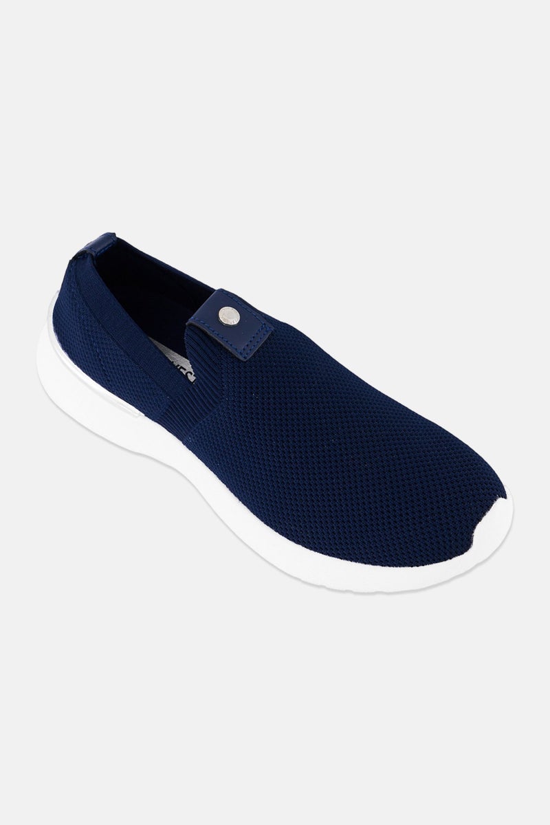 NINE WEST Women Afilla Slip On Casual Shoes, Navy - Image 1