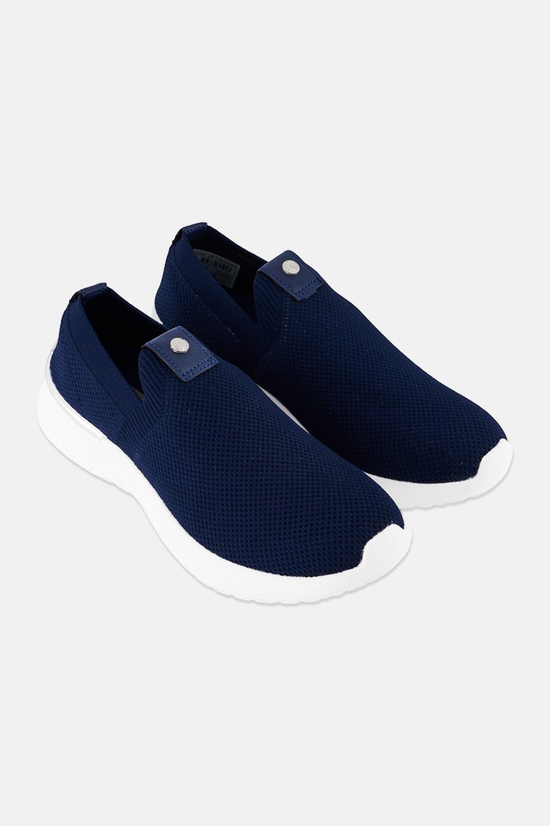 NINE WEST Women Afilla Slip On Casual Shoes, Navy - Image 2