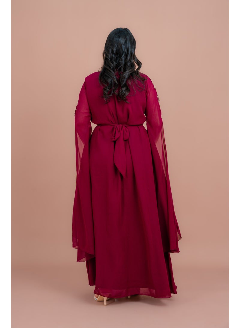 IKKXA Belted Elegant 2-Piece Kaftan  - Image 2