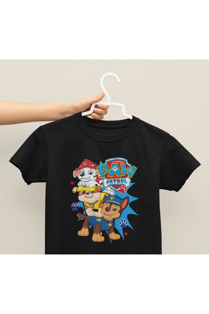 ZOOM تي شيرت شخصية من باو باترول للأطفال بتصميم إنقاذ ممتع