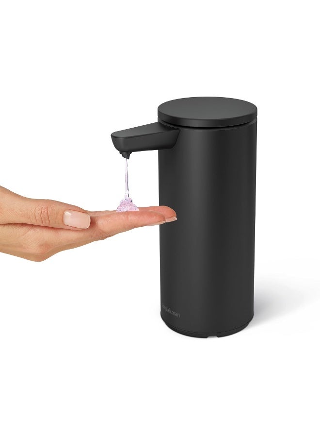 simplehuman simplehuman 9 oz. Touch-Free Automatic Rechargeable Sensor Pump, Matte Black Stainless Steel, 2024 Model  - Image 2