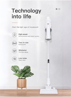 RAQTA 2 IN 1 Cordless Vacuum Cleaner – Lightweight Stick Vacuum for Home, Hardwood Floors, Carpet, Pet Hair & Car Cleaning  - Image 2