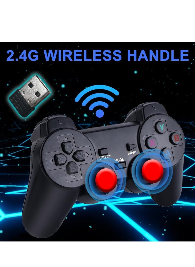Retro Gaming Console, Nostalgia Stick Game, Wireless Retro Play Game Stick, Plug and Play Video Game Stick Built-in 20000+Games, with Dual 2.4G Wireless Controllers