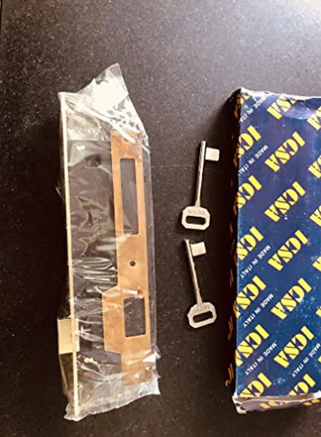 أبواب غرف كالون من إيكسا، صناعة إيطالية ذهبية، مفتاحان، سوق - Image 4