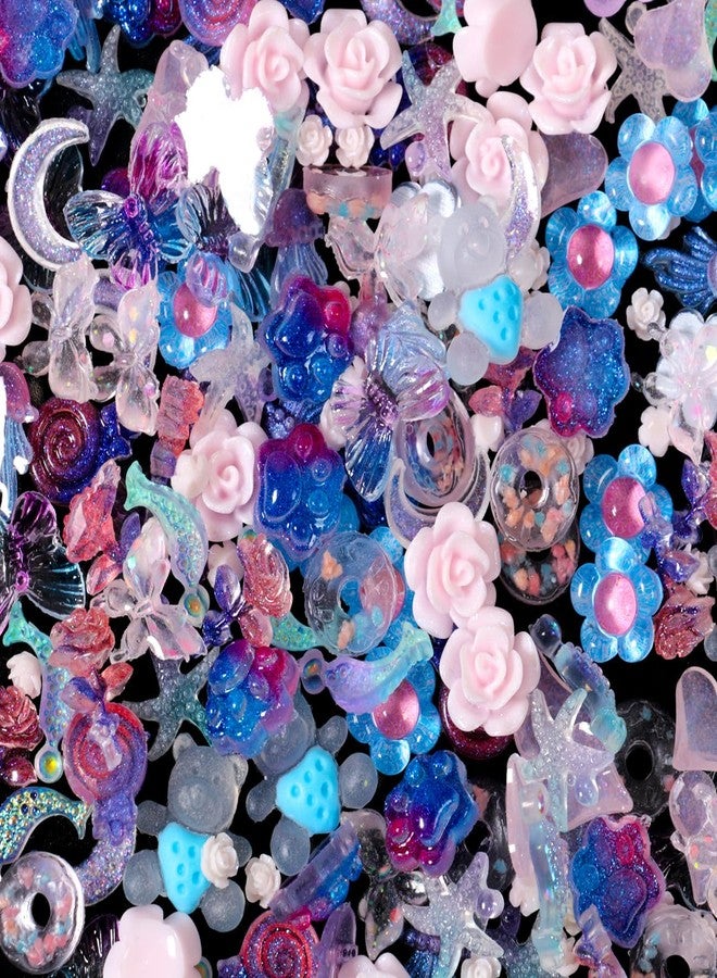 MAJOR DIJIT 3D Mix Assorted Color Nail Charms Acrylic Multi Cute Nail Art Charms Hollow Candy Jewelry Nail Supplies for Nail Art Design DIY Crafts Accessories (Pearl Ocean) - Image 4