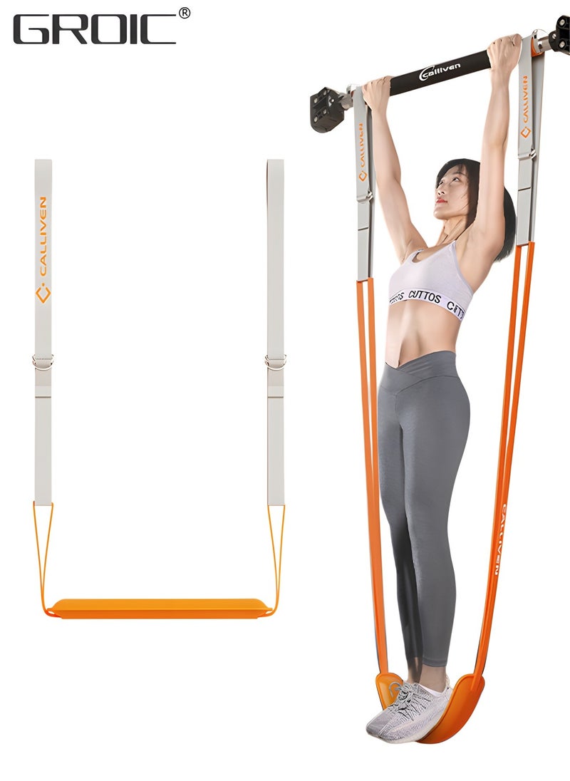 GROIC Pull Up Assistance Bands,Assist Band System Adjustable Anti Snap Chin Up Assistance Elastic Resistance Band,Heavy Duty Resistance Band,Exercise Band for Chin-up Workout, Body Stretching  - Image 1