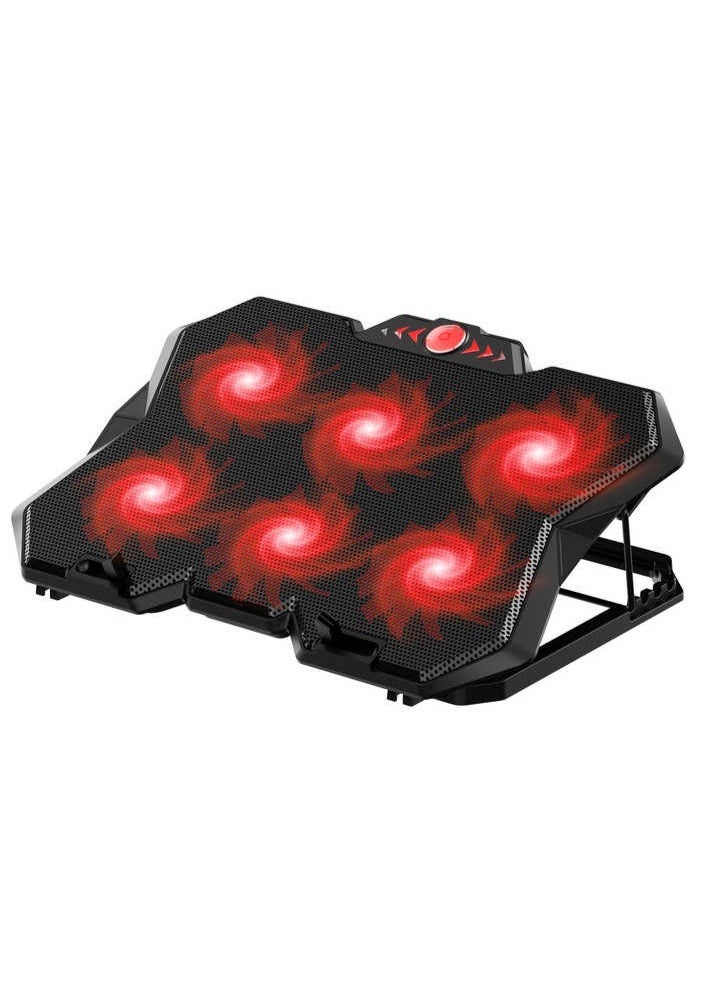 NAMA Laptop cooler fan stand with 6 blue fans suitable for 15,6 -17 inch laptops  - Image 3